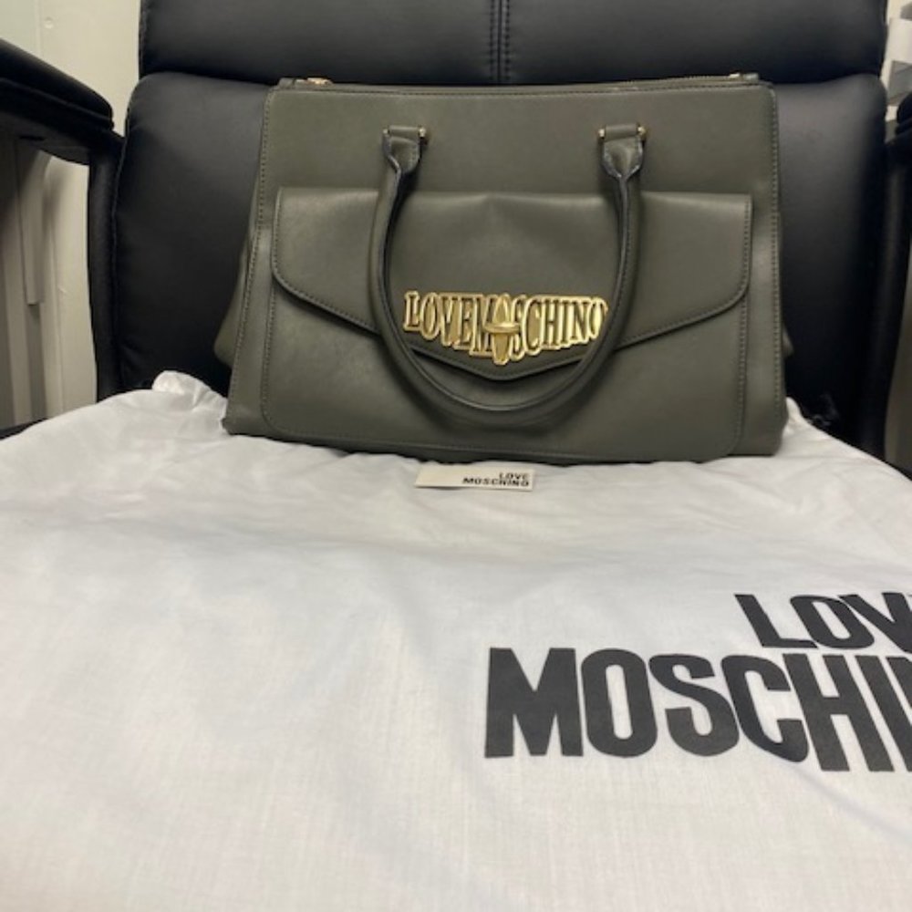 Love Moschino Locked in Love Tote Bag